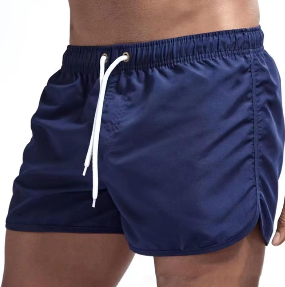 Mens Swim Trunk - Swim Suits Board Shorts Light Blue