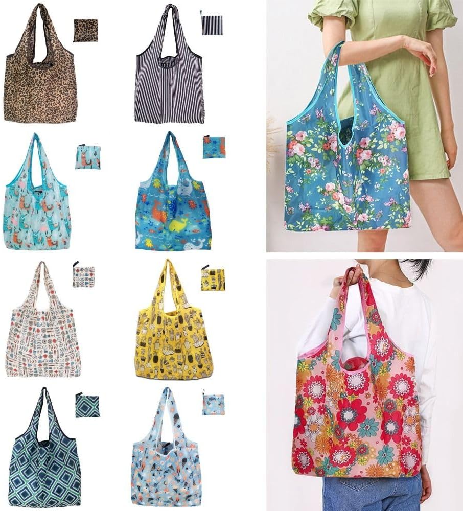 Storage Bag Heavy Duty Reusable Large Capacity Shopping Tote Pouch Groceries